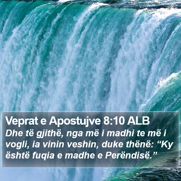 Veprat e Apostujve 8:10 ALB Bible Study