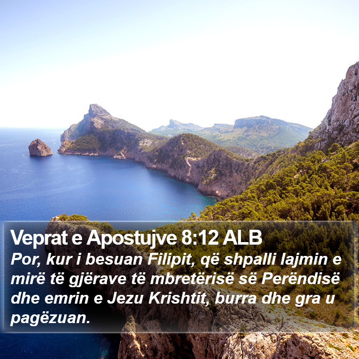 Veprat e Apostujve 8:12 ALB Bible Study