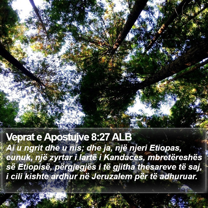 Veprat e Apostujve 8:27 ALB Bible Study