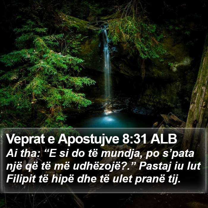 Veprat e Apostujve 8:31 ALB Bible Study