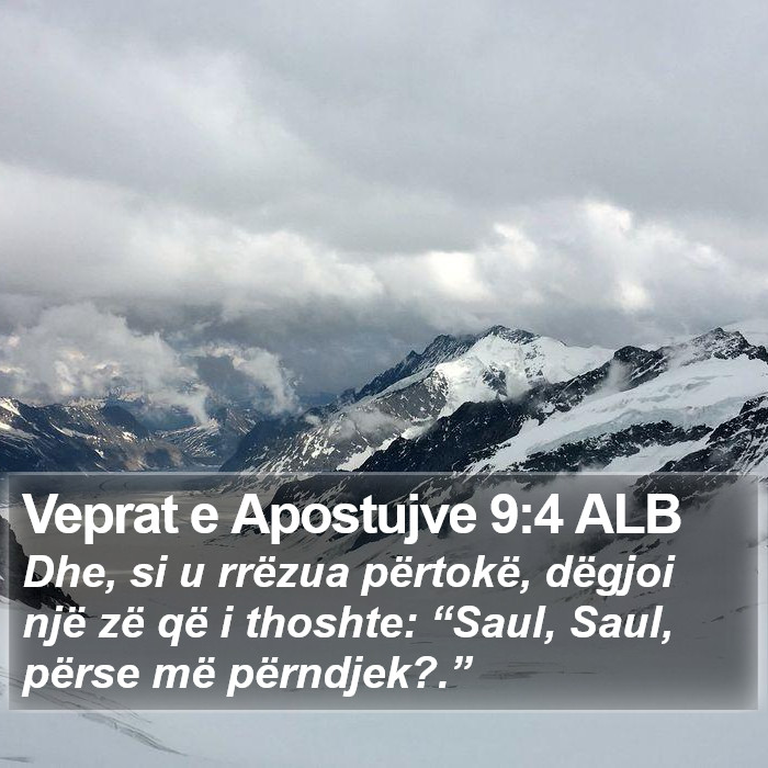 Veprat e Apostujve 9:4 ALB Bible Study