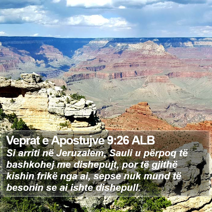 Veprat e Apostujve 9:26 ALB Bible Study