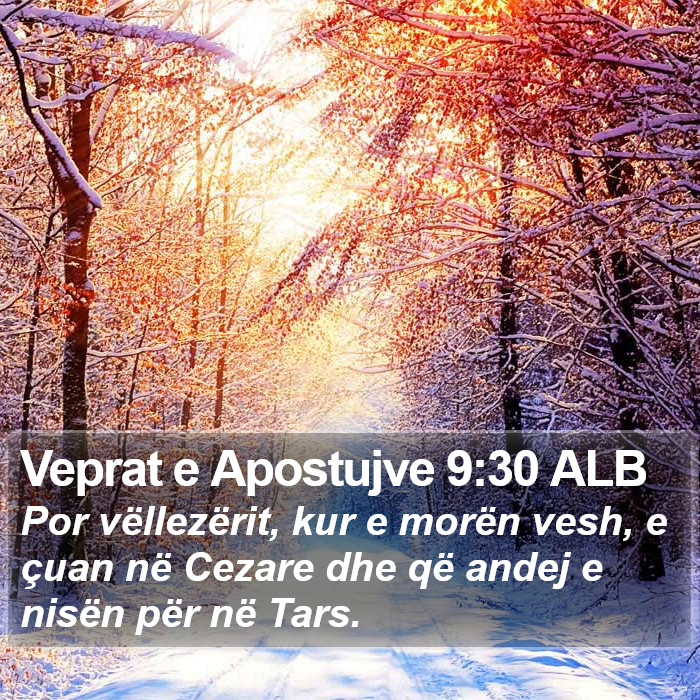 Veprat e Apostujve 9:30 ALB Bible Study