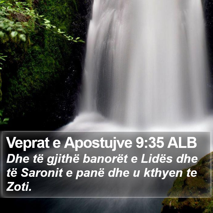 Veprat e Apostujve 9:35 ALB Bible Study