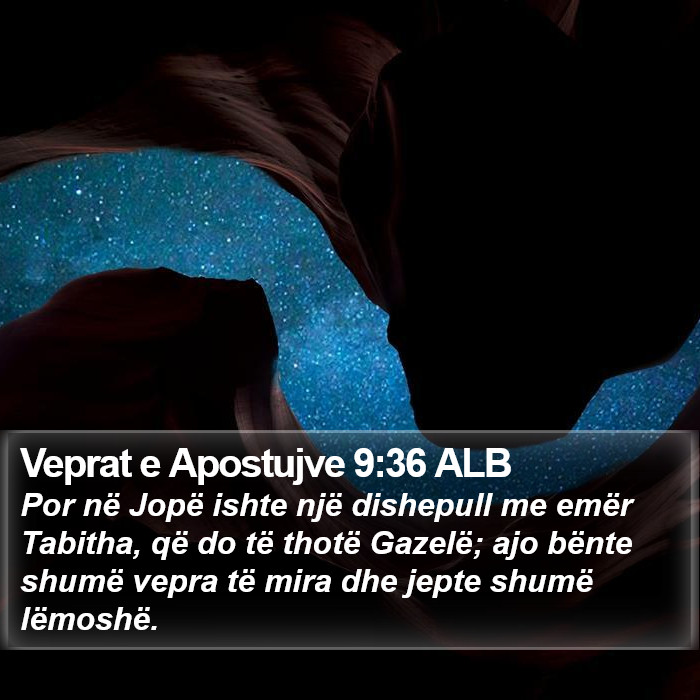 Veprat e Apostujve 9:36 ALB Bible Study