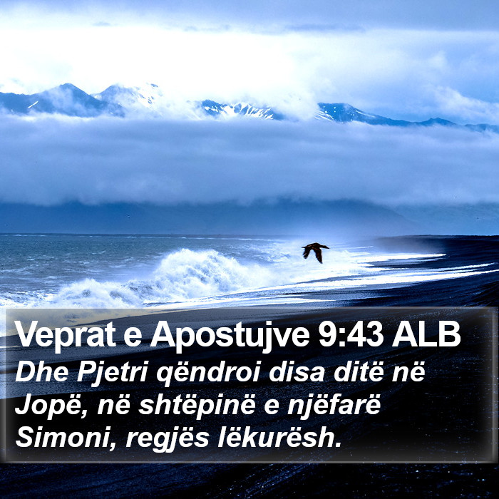 Veprat e Apostujve 9:43 ALB Bible Study