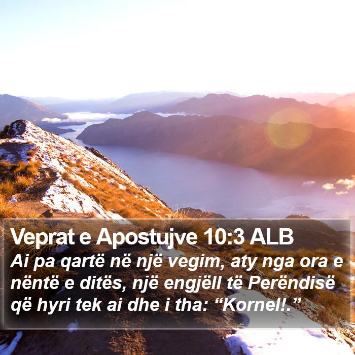 Veprat e Apostujve 10:3 ALB Bible Study