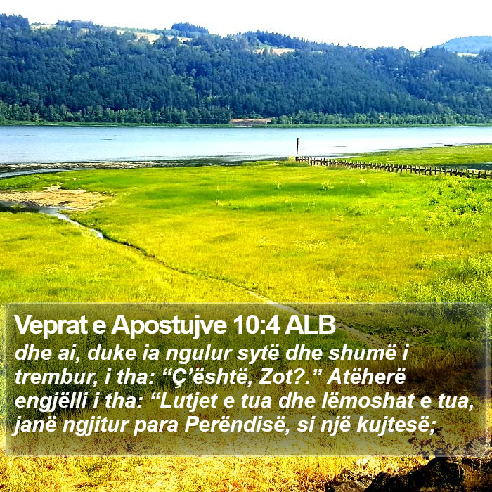 Veprat e Apostujve 10:4 ALB Bible Study