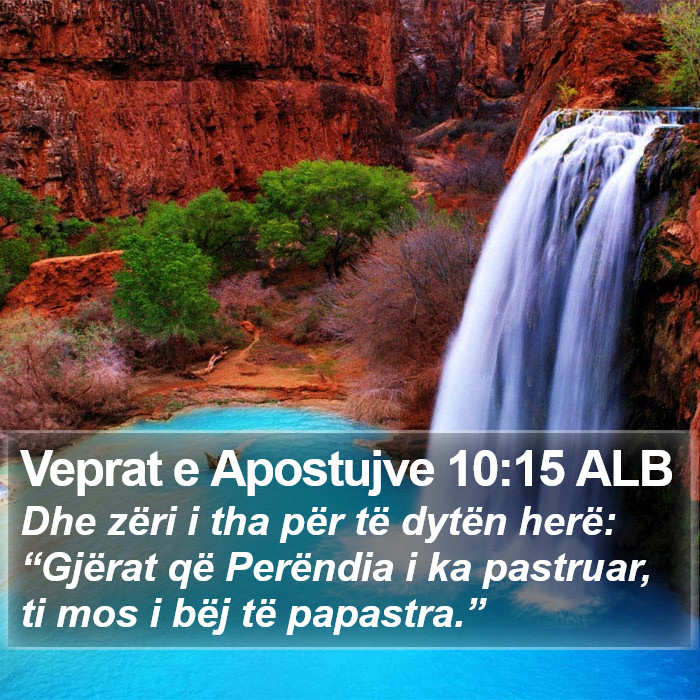 Veprat e Apostujve 10:15 ALB Bible Study