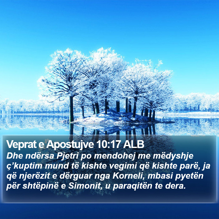 Veprat e Apostujve 10:17 ALB Bible Study