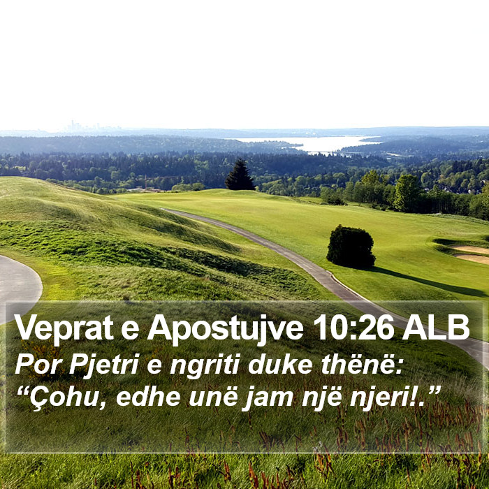 Veprat e Apostujve 10:26 ALB Bible Study