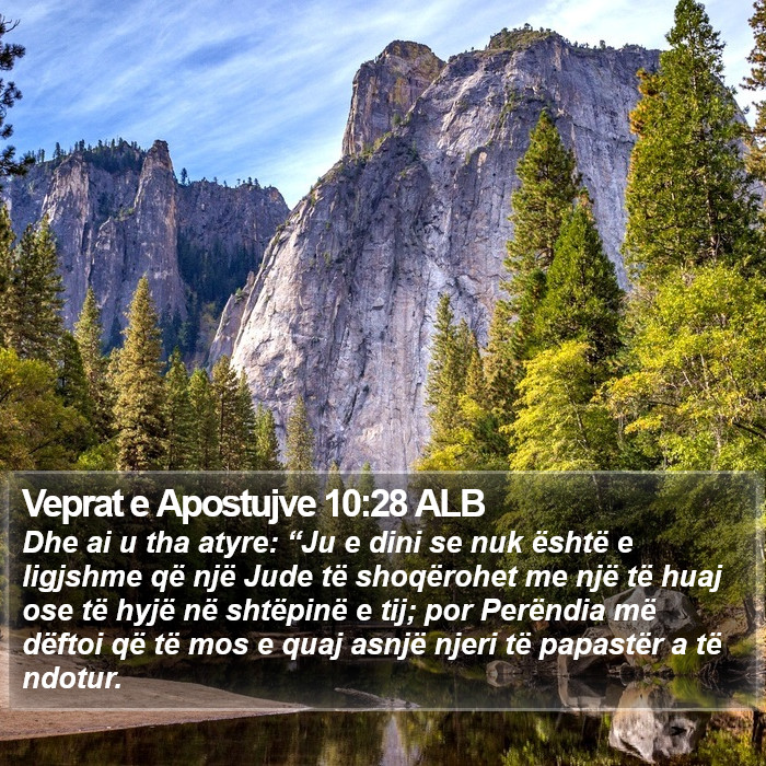 Veprat e Apostujve 10:28 ALB Bible Study