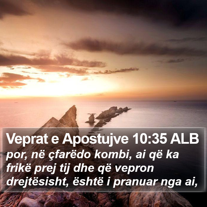 Veprat e Apostujve 10:35 ALB Bible Study