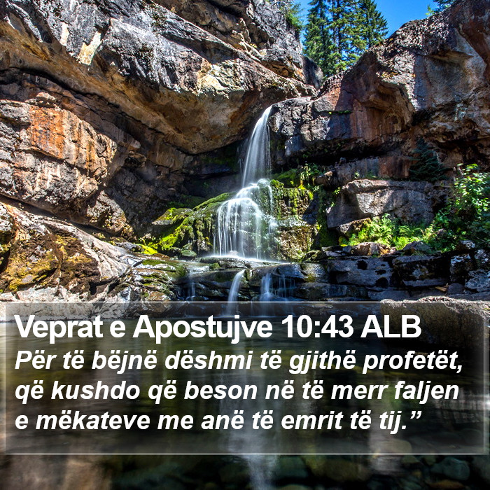 Veprat e Apostujve 10:43 ALB Bible Study