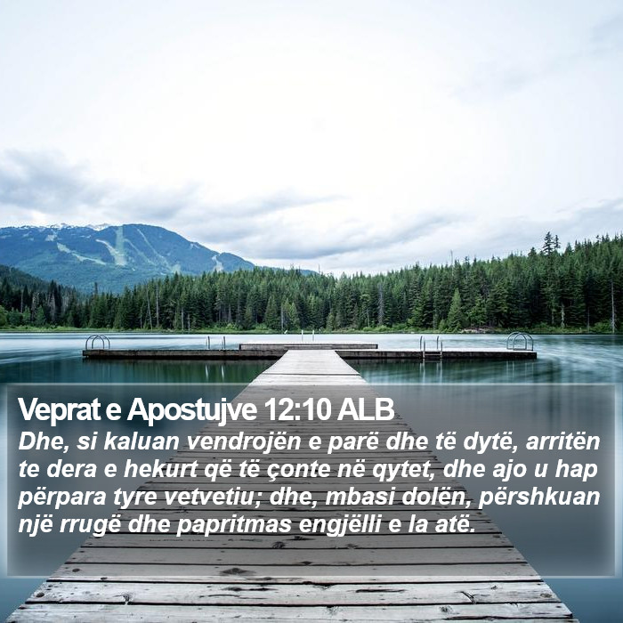 Veprat e Apostujve 12:10 ALB Bible Study