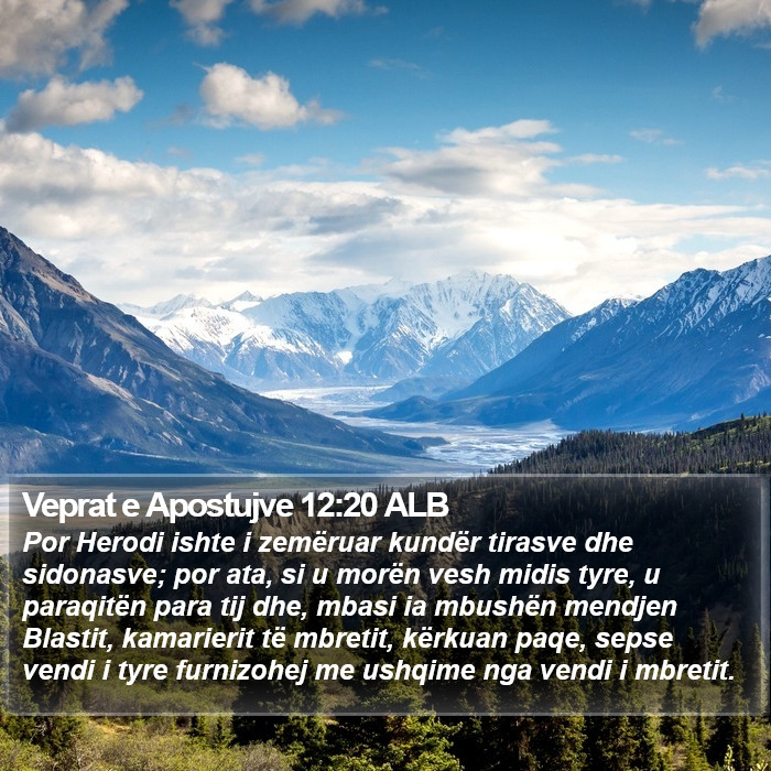 Veprat e Apostujve 12:20 ALB Bible Study