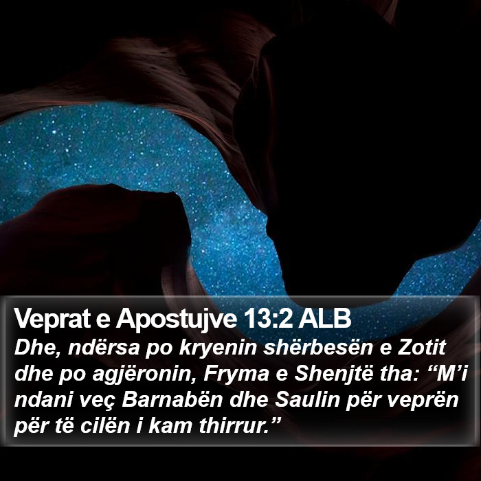 Veprat e Apostujve 13:2 ALB Bible Study