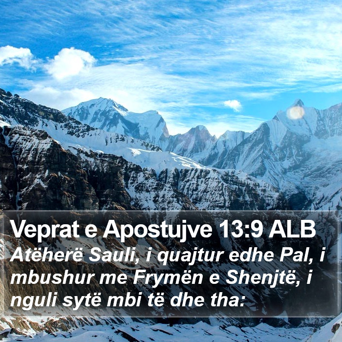 Veprat e Apostujve 13:9 ALB Bible Study