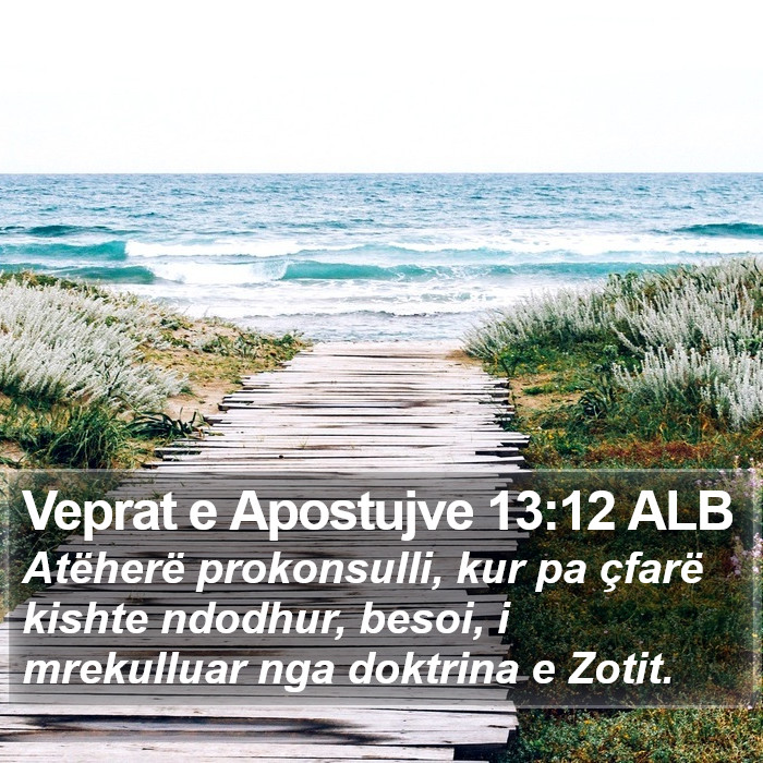 Veprat e Apostujve 13:12 ALB Bible Study