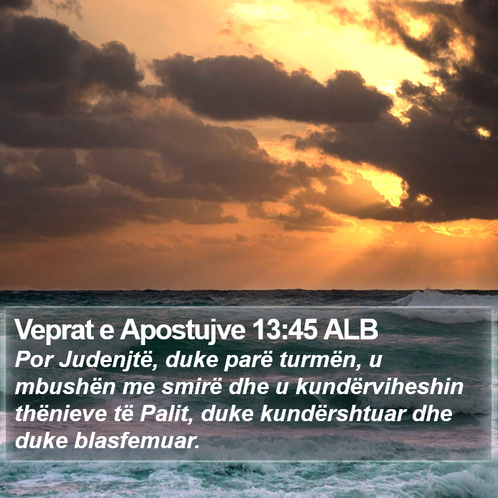 Veprat e Apostujve 13:45 ALB Bible Study