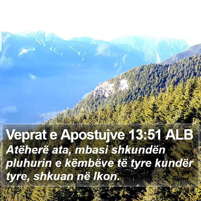 Veprat e Apostujve 13:51 ALB Bible Study