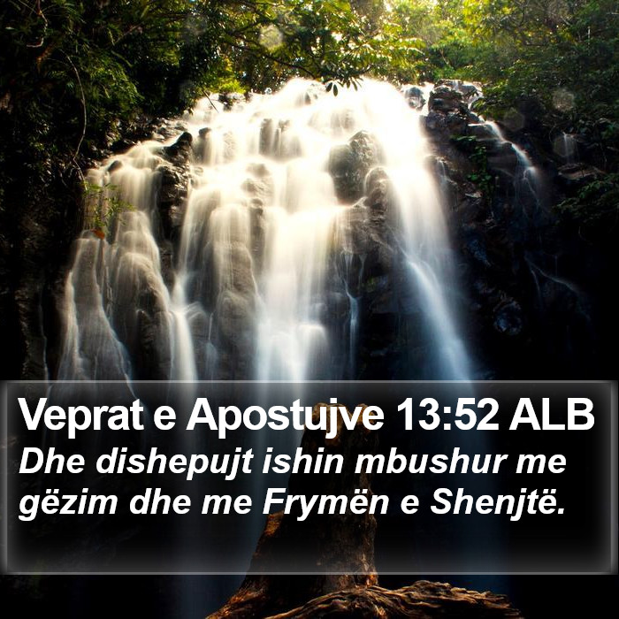 Veprat e Apostujve 13:52 ALB Bible Study