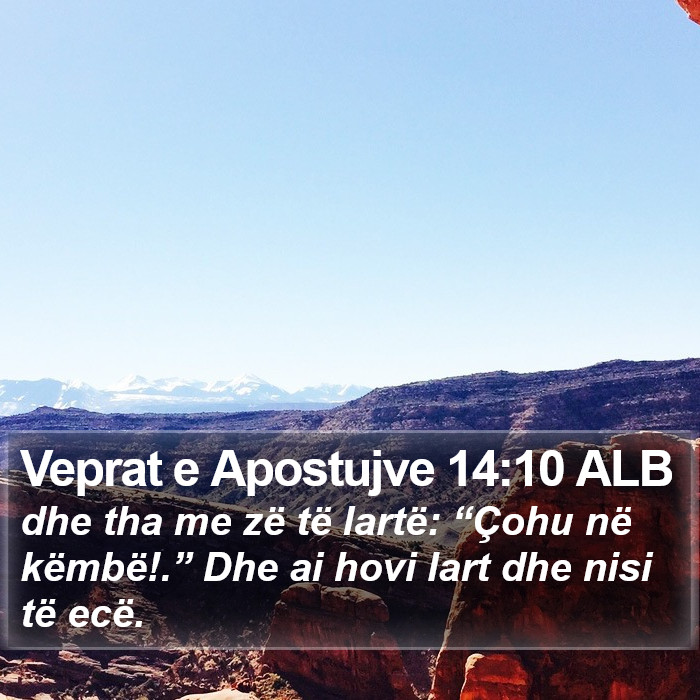 Veprat e Apostujve 14:10 ALB Bible Study