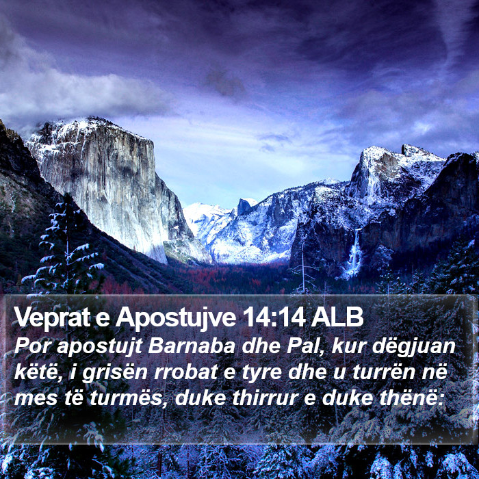 Veprat e Apostujve 14:14 ALB Bible Study