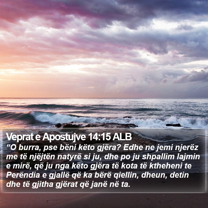 Veprat e Apostujve 14:15 ALB Bible Study