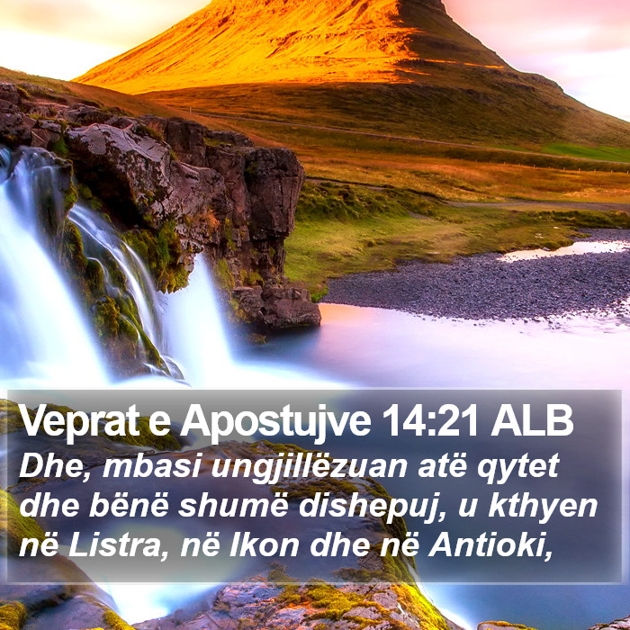 Veprat e Apostujve 14:21 ALB Bible Study