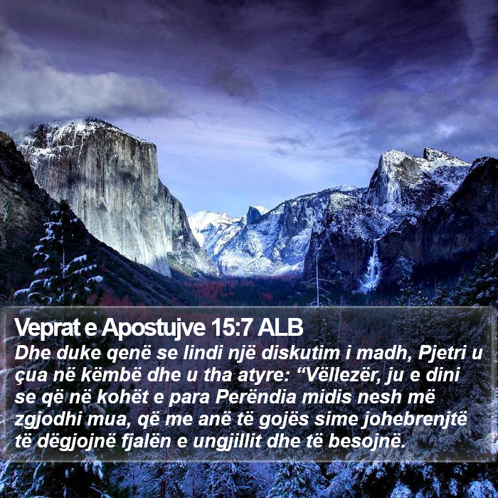 Veprat e Apostujve 15:7 ALB Bible Study