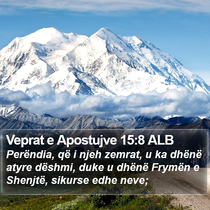 Veprat e Apostujve 15:8 ALB Bible Study