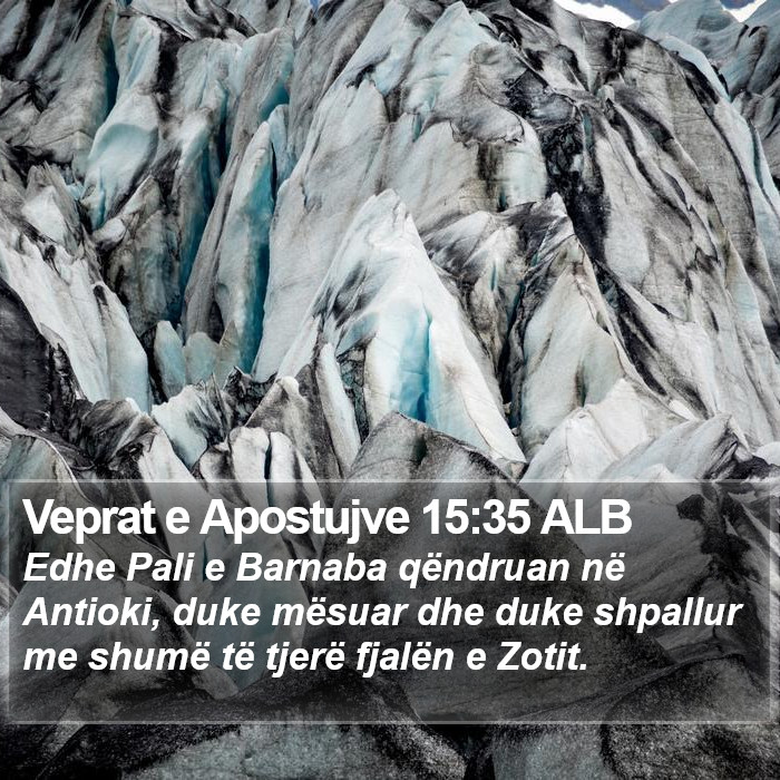 Veprat e Apostujve 15:35 ALB Bible Study