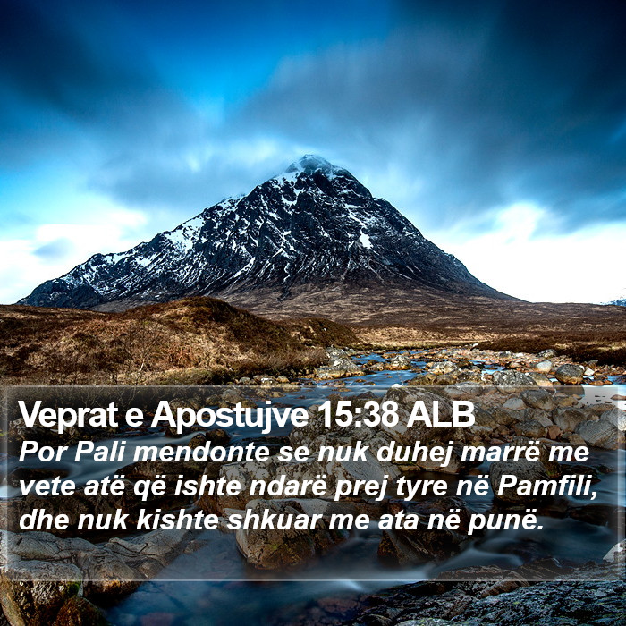 Veprat e Apostujve 15:38 ALB Bible Study