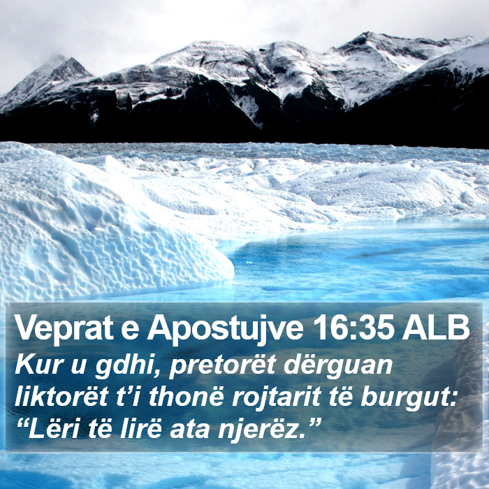 Veprat e Apostujve 16:35 ALB Bible Study