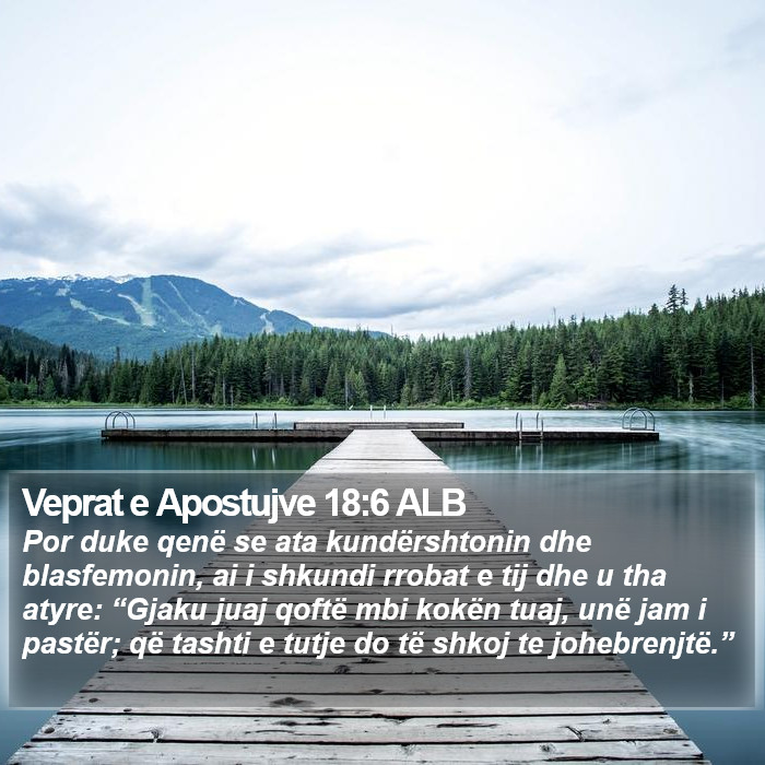 Veprat e Apostujve 18:6 ALB Bible Study