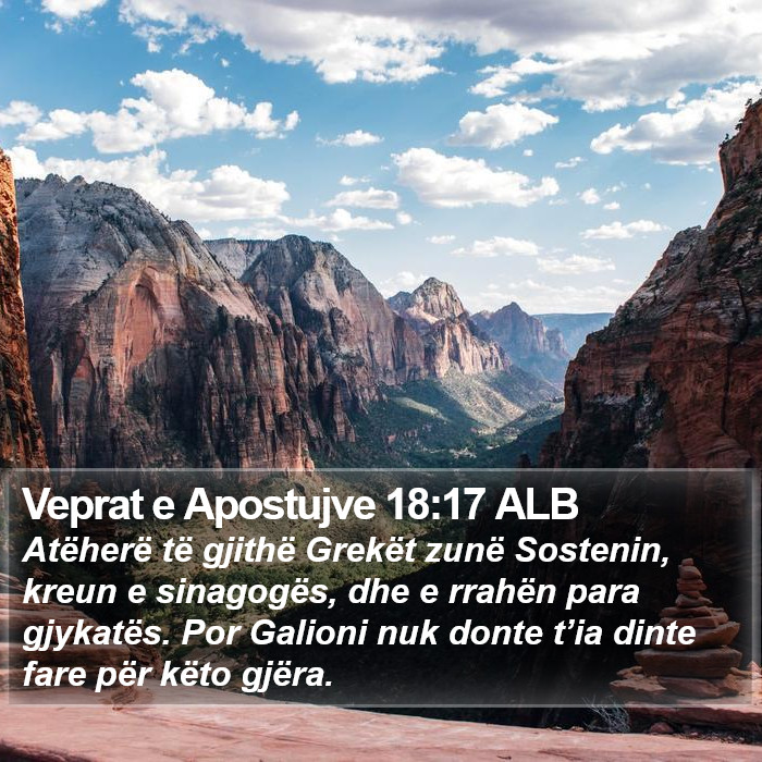 Veprat e Apostujve 18:17 ALB Bible Study