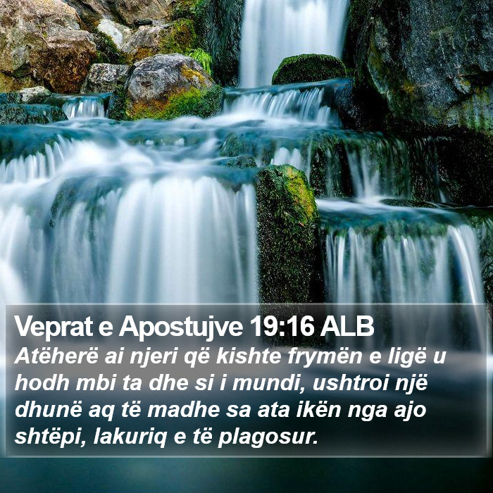Veprat e Apostujve 19:16 ALB Bible Study