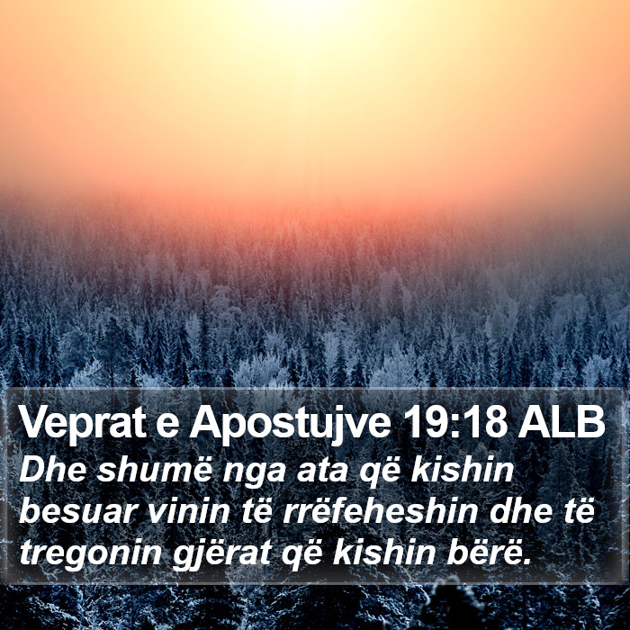 Veprat e Apostujve 19:18 ALB Bible Study