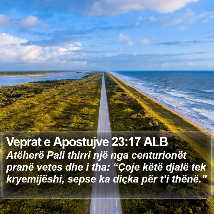 Veprat e Apostujve 23:17 ALB Bible Study