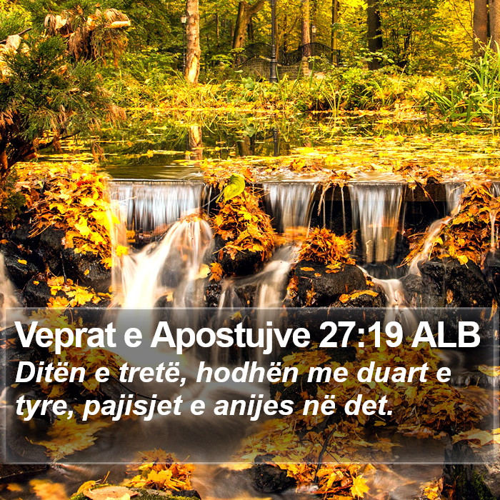 Veprat e Apostujve 27:19 ALB Bible Study