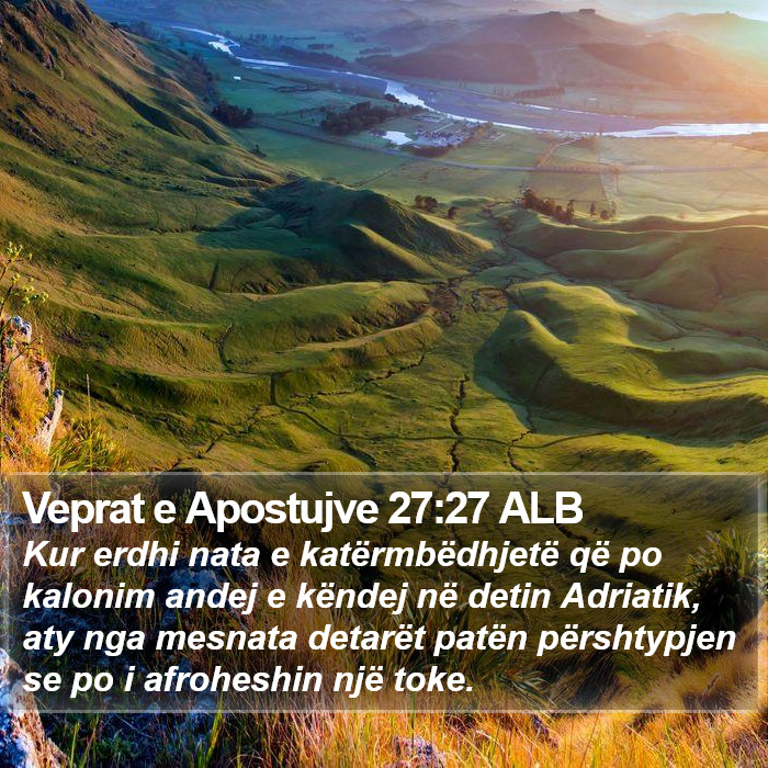 Veprat e Apostujve 27:27 ALB Bible Study