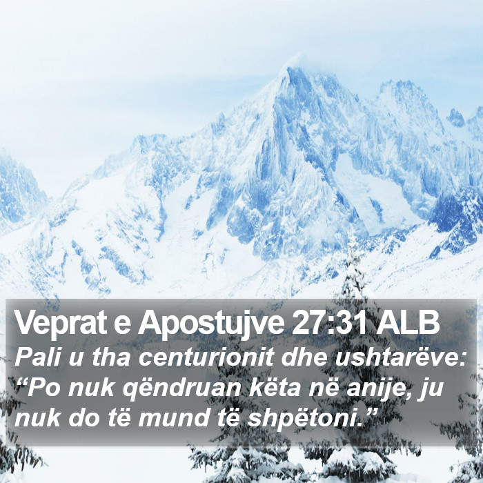 Veprat e Apostujve 27:31 ALB Bible Study