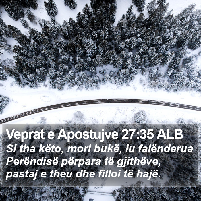 Veprat e Apostujve 27:35 ALB Bible Study