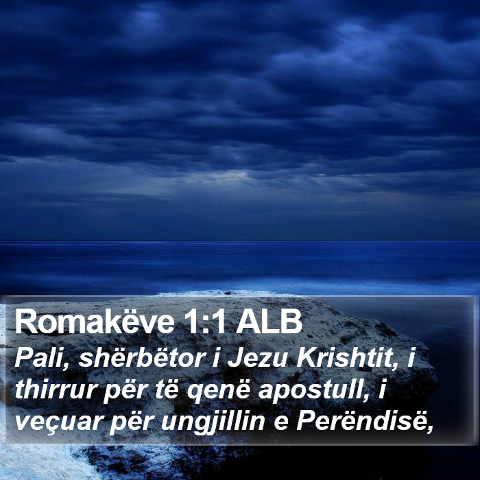 Romakëve 1:1 ALB Bible Study