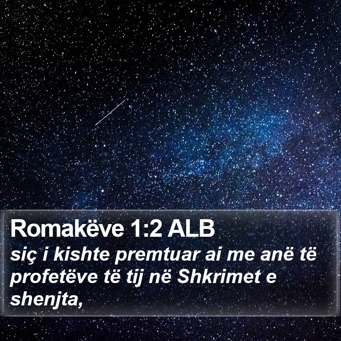 Romakëve 1:2 ALB Bible Study