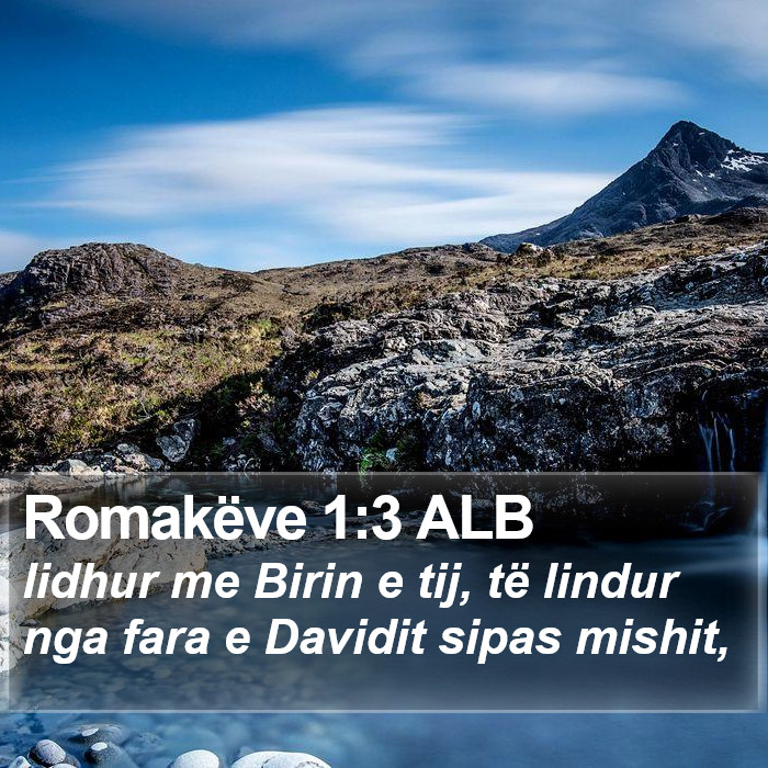 Romakëve 1:3 ALB Bible Study