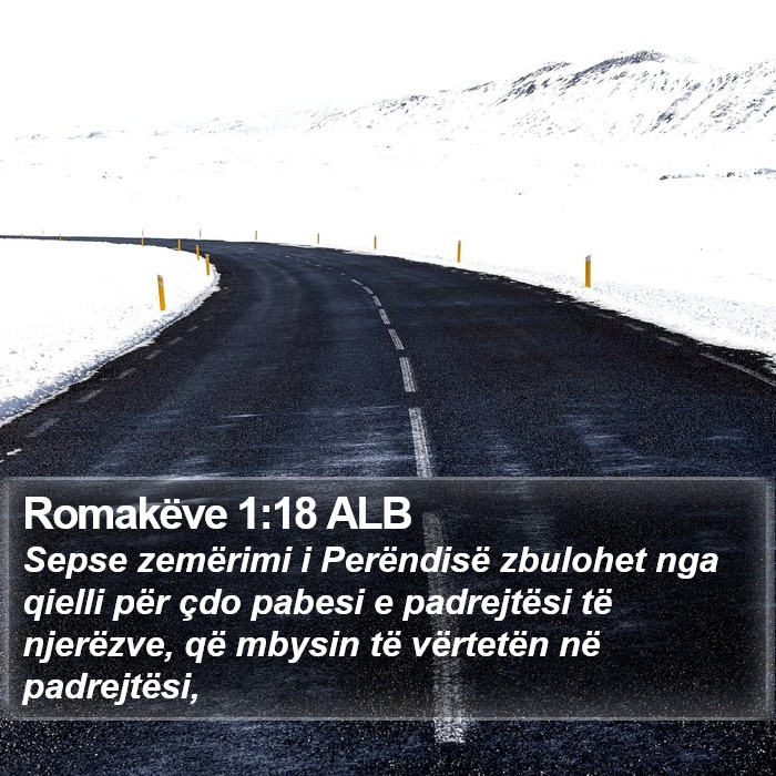 Romakëve 1:18 ALB Bible Study