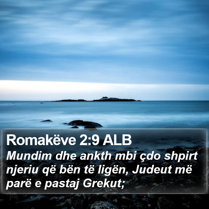 Romakëve 2:9 ALB Bible Study