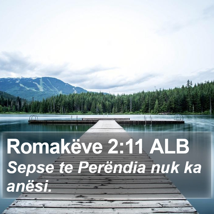 Romakëve 2:11 ALB Bible Study